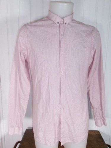 Chemise coton blanc rayé - coton,