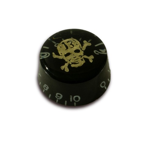 Bouton tête mort dorée - bouton, de