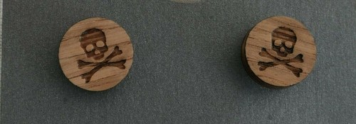 Boutons manchette motif - de,